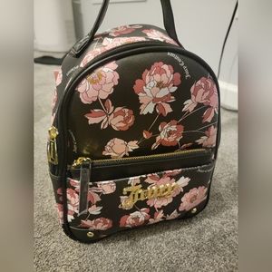 Juicy Couture - Pretty Rose Black -Multi Pullout Pouch Women Backpack